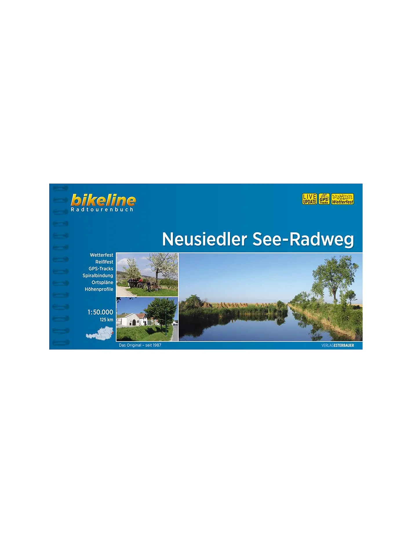 ESTERBAUER | Wanderkarte Bikeline Neusiedler See-Radweg | 